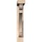 Ekena Millwork Olympic Block Smooth Bracket w/ Offset Brace, Douglas Fir, 3 1/2"W x 20"D x 20"H BKT0402X20X20OLY05SDF - alternate 2